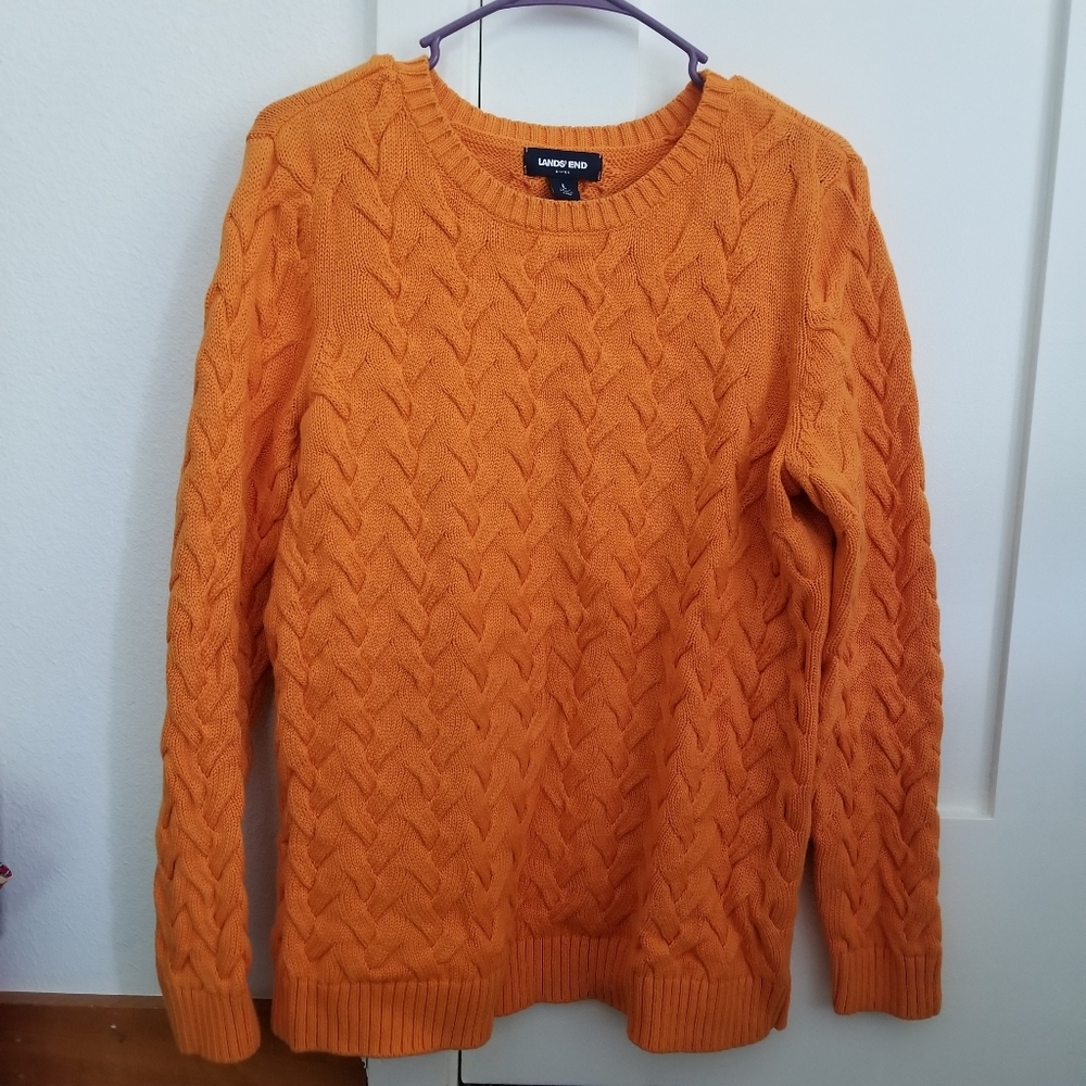 Land's end drifter 100% cotton sweater